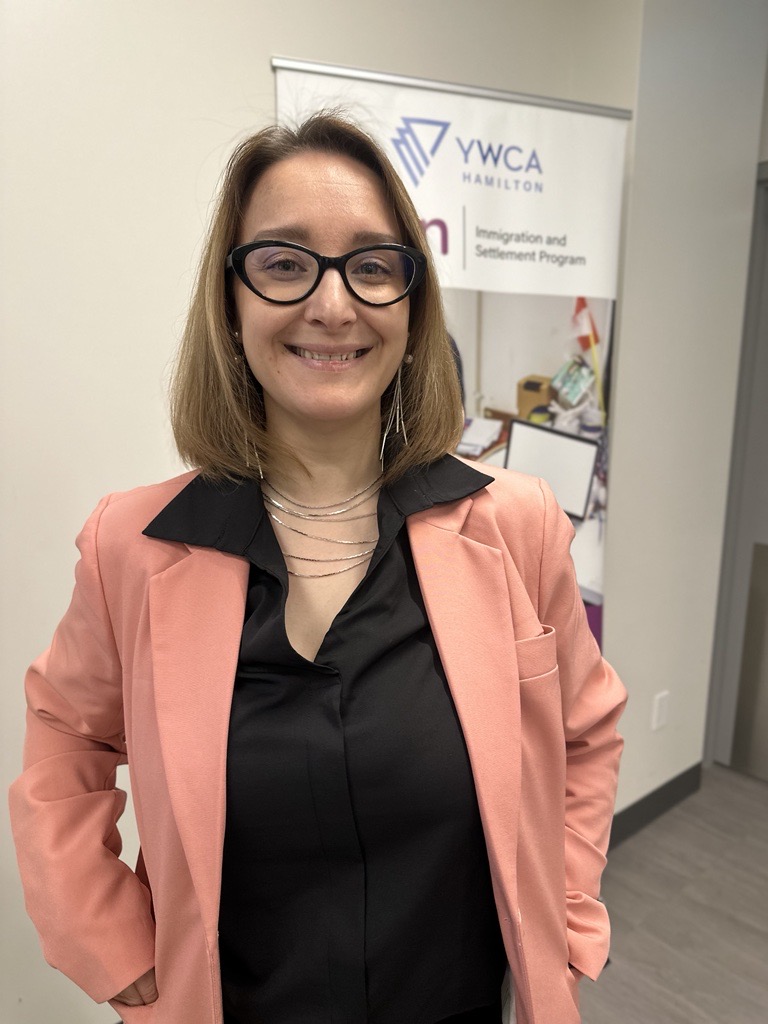 Svitlana Bondarenko works as settlement councillor for YWCA Hamilton.