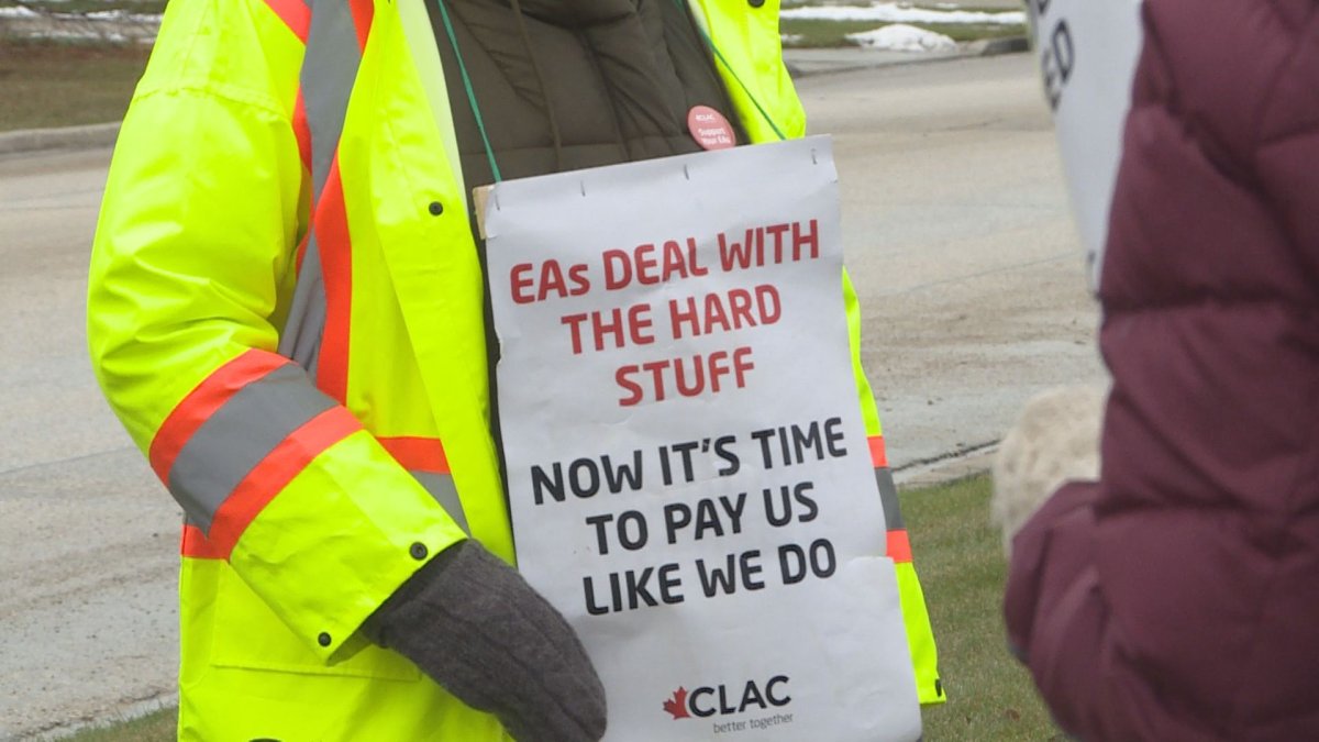 Educational Assistants (EA) in Manitoba's southern school division have been on strike since Nov. 1.