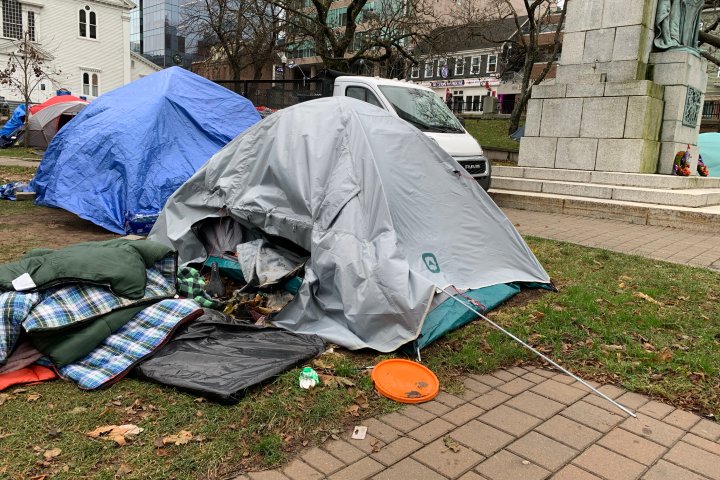 ‘This is all they have’: Wind storm destroys tents for unhoused in Halifax