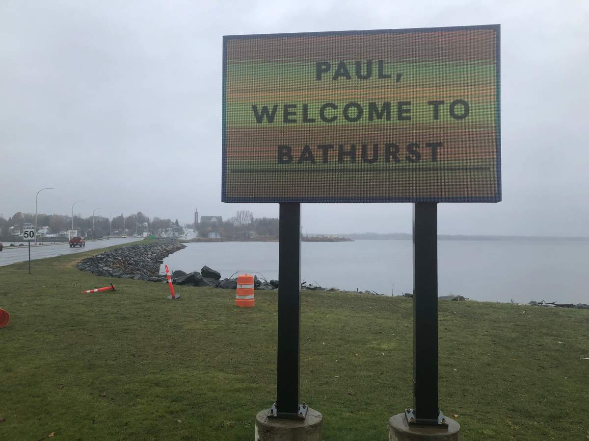 Paul has become a beloved resident of Bathurst, N.B.