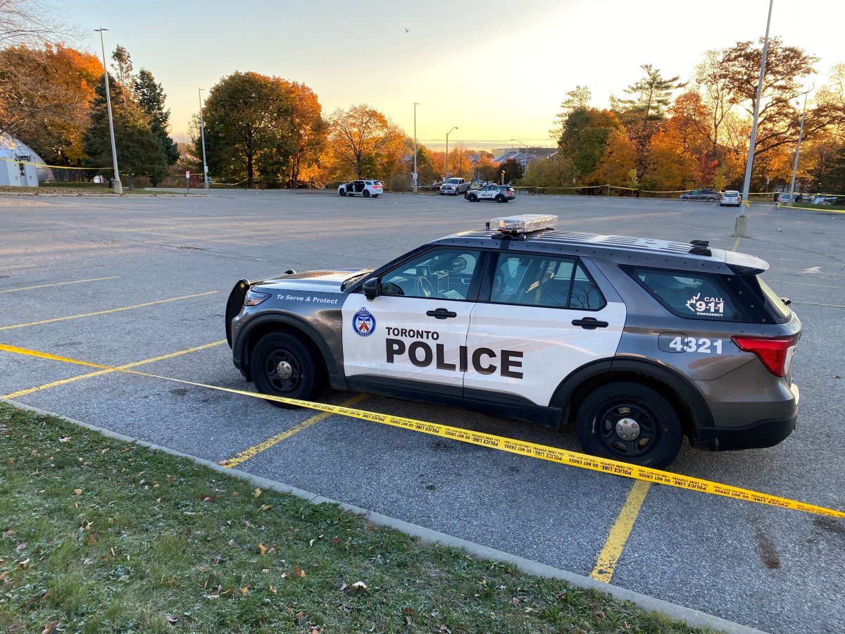 Police at the scene of a shooting on Military Trail on Nov. 1, 2023.