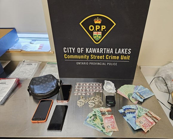 City of Kawartha Lakes OPP seized drugs and arrested four at a residence in Bobcaygeon on Nov. 21, 2023.