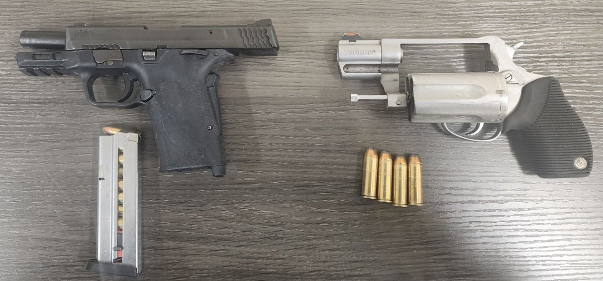 Manitoba RCMP say they have arrested an Ontario man after a finding concealed weapons.