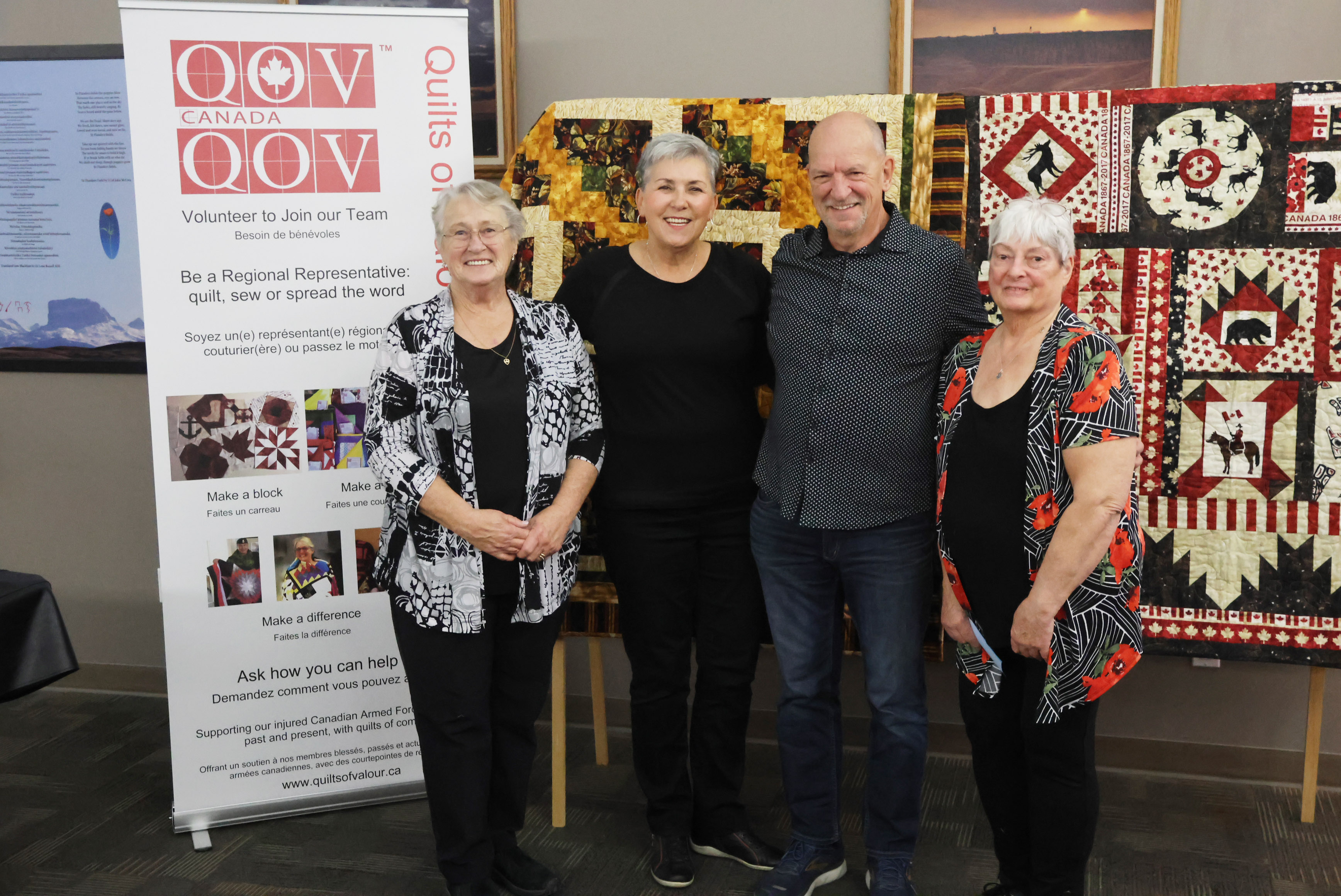 Lethbridge-area veterans honoured by Quilts of Valour