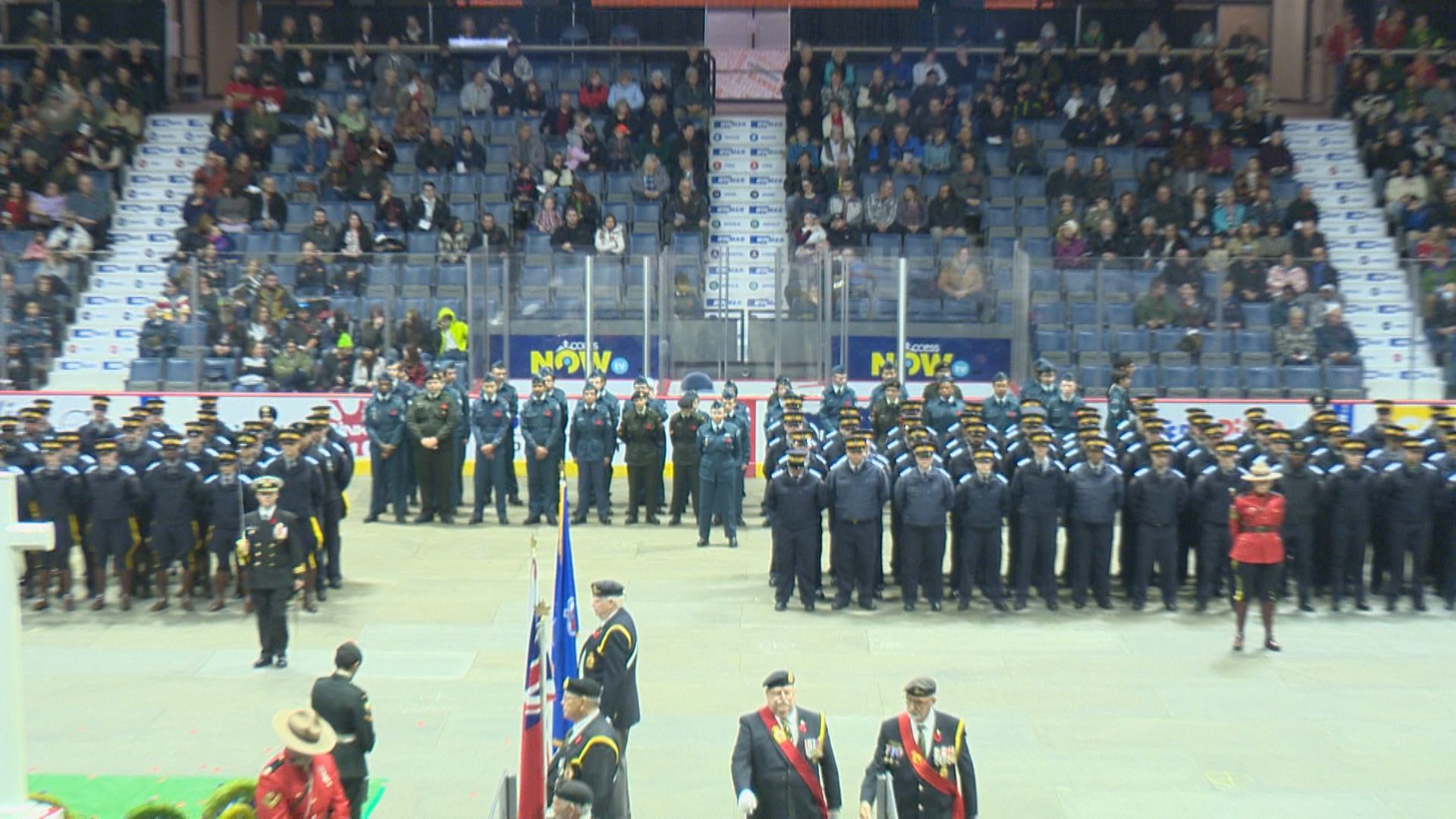 Regina marks Remembrance Day at Brandt Centre