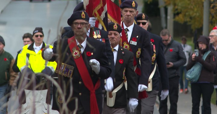 Kingston honours veterans on Remembrance Day mindful of current conflicts
