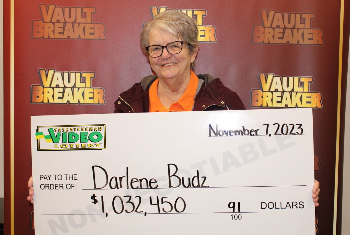 Darlene Budz is $1 million richer after winning the Vault Breaker grand jackpot on Tuesday.