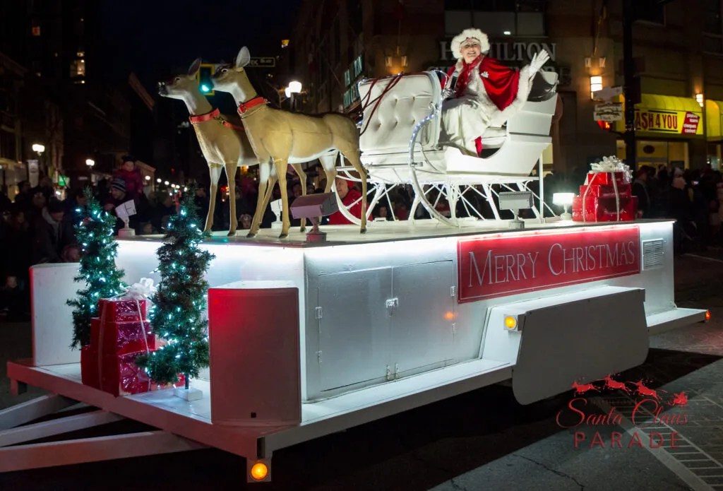 Santa claus clearance parade