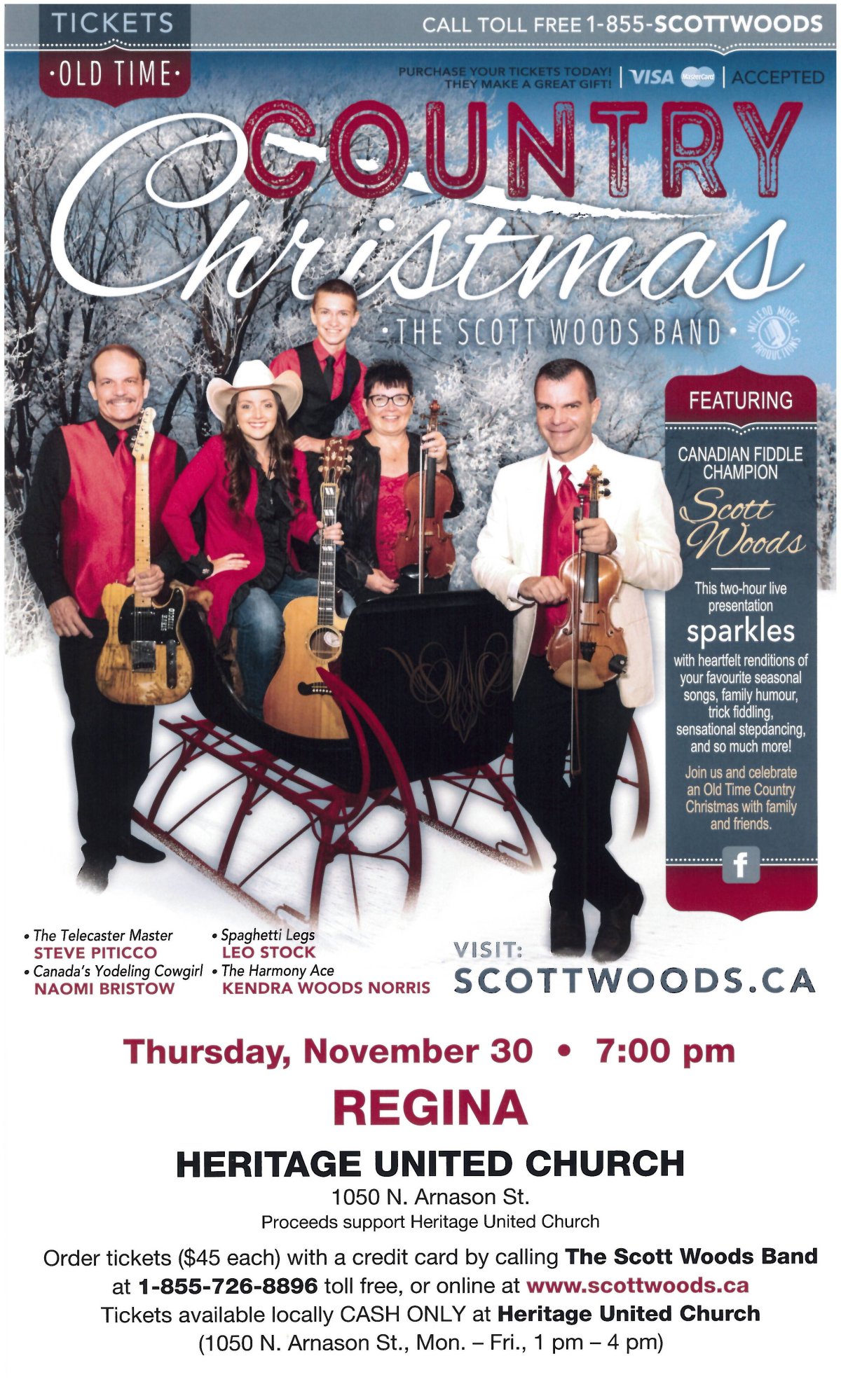 Old Time Country Chtistmas The Scott Woods Band - image