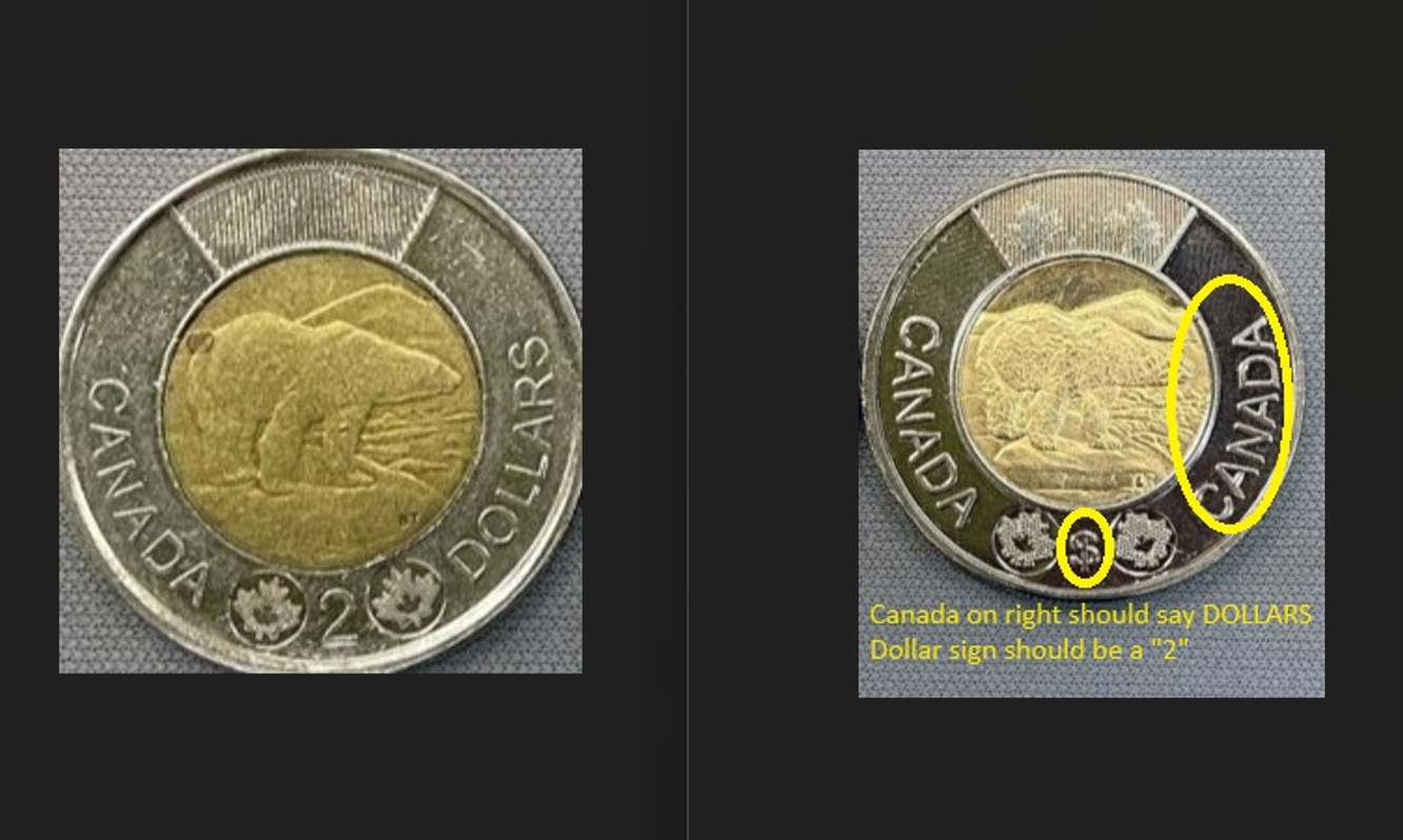A new fake Toonie has emerged in Quebec, Ontario: Here’s how you spot it