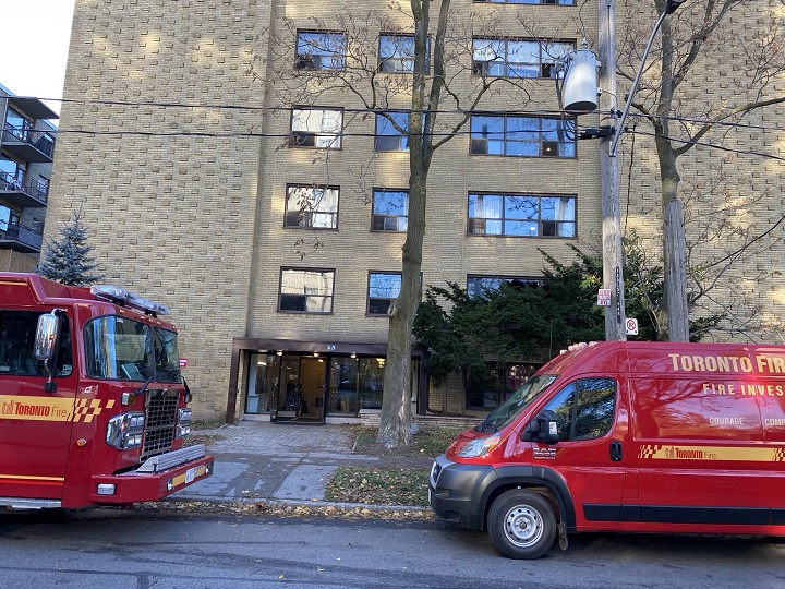 Toronto Fire crews responded to a residential fire on Gamble Avenue Saturday where they found one occupant with no vital signs.