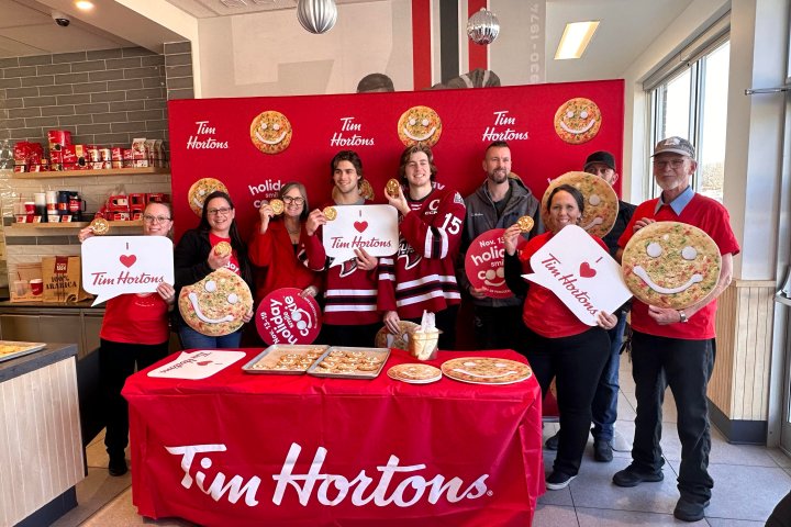 Guelph Tim Horton’s stores to donate holiday smile cookie proceeds to food bank