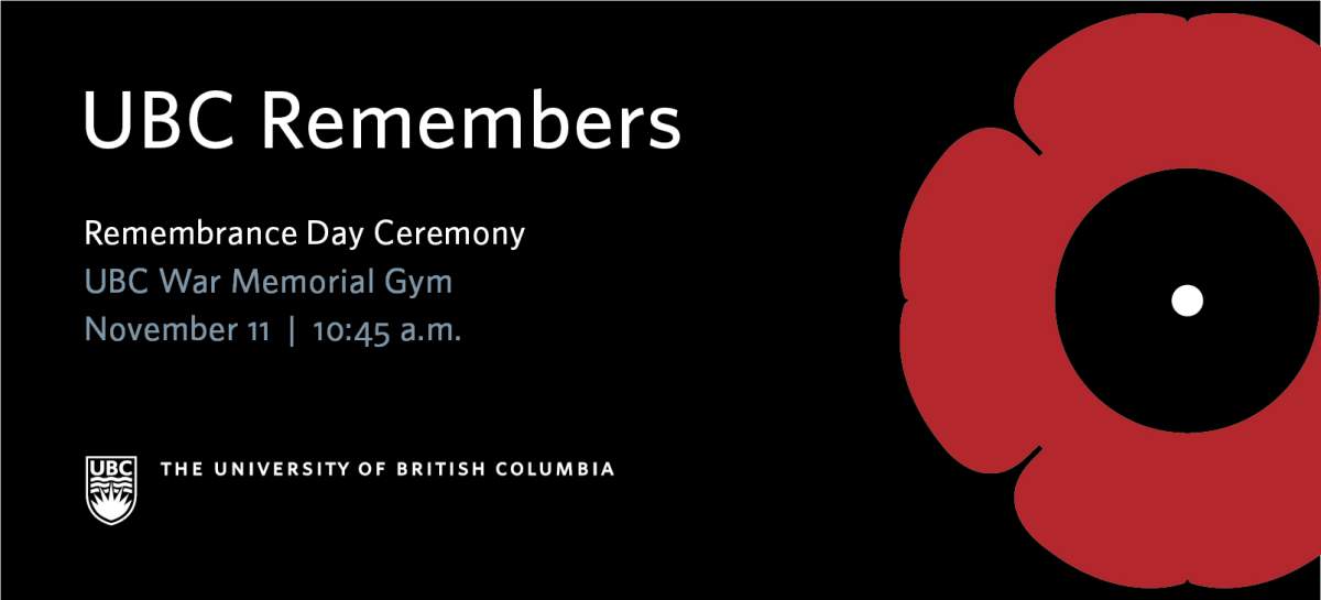 UBC’s Ceremony for Remembrance Day - image