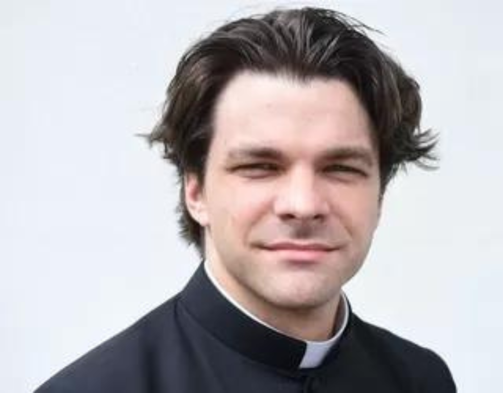Photo of Catholic priest Alexander Crow, who married an 18-year-old recent high school grad on Nov. 17, 2023 after being investigated by police.