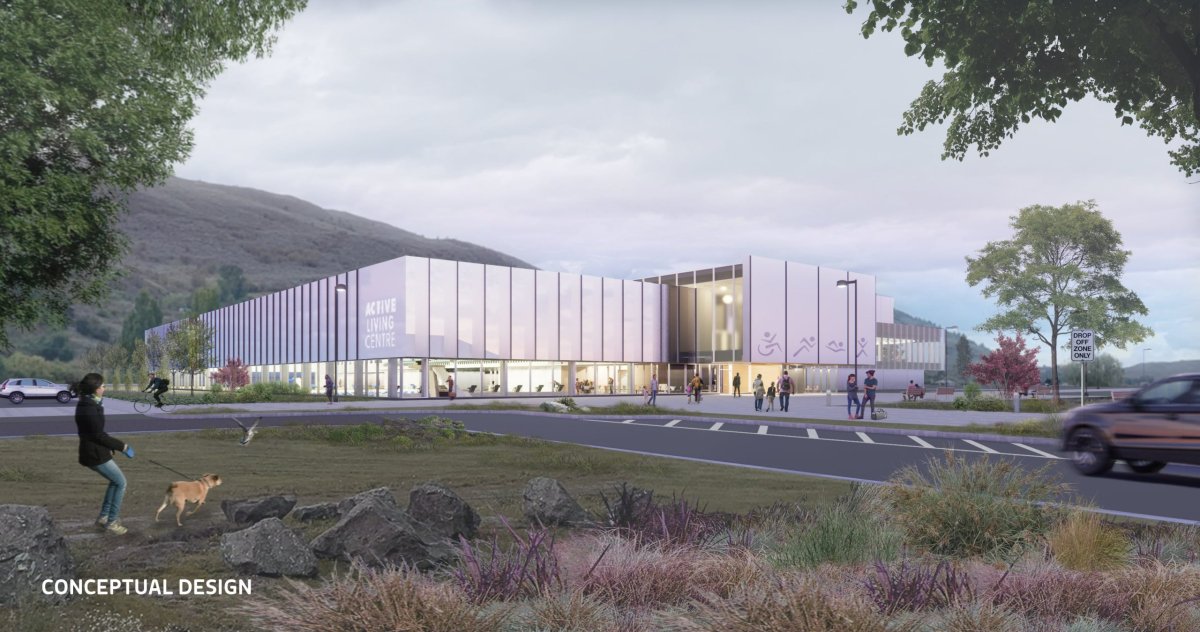A conceptual design of what the Active Living Centre in Vernon, B.C., could look like.