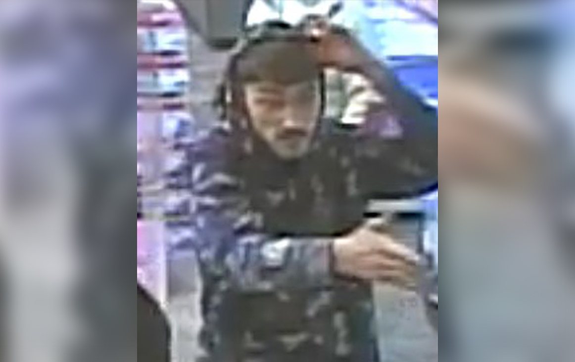 A photo of the male suspect.
