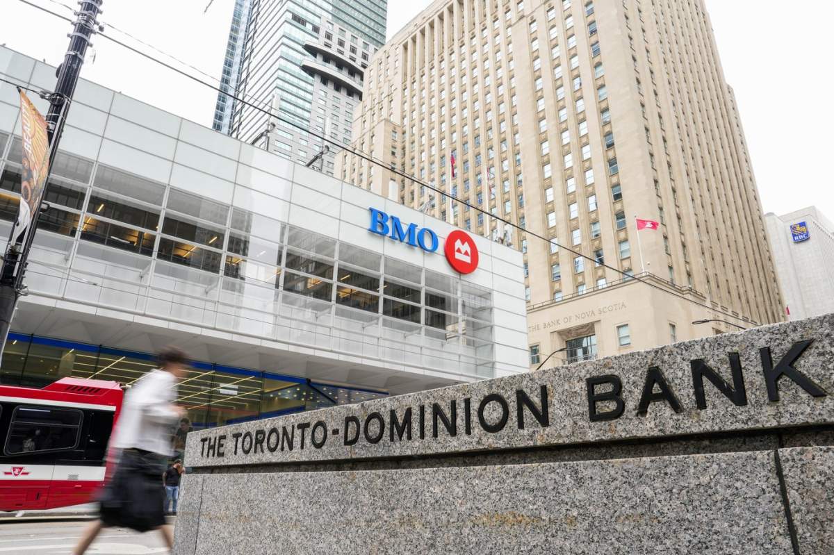 The financial district in Toronto is shown Friday, Sept. 8, 2023. 