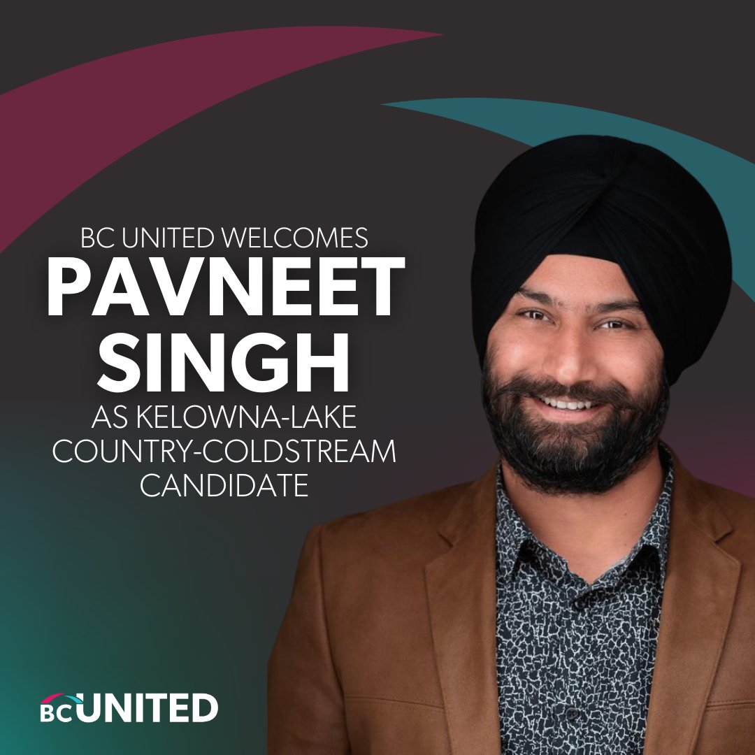 BC United Party избра бизнесмена от Kelowna Pavneet Singh като