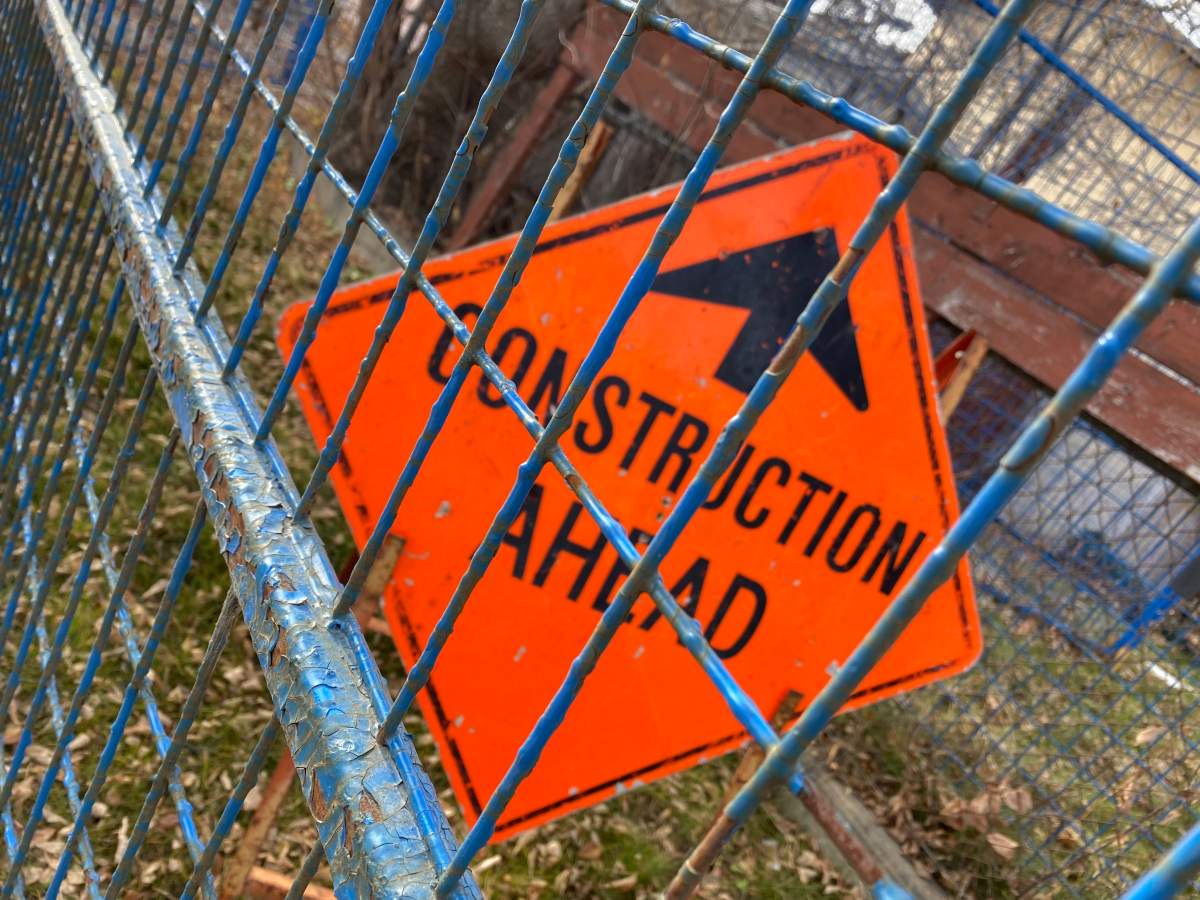 Construction in Marda Loop