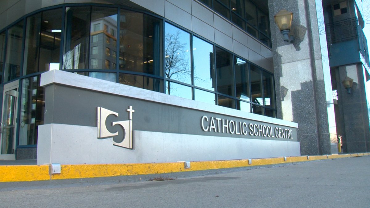 File photo of the Calgary Catholic School District centre in downtown Calgary.