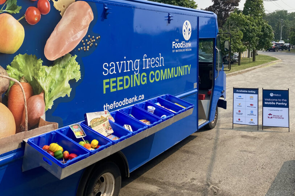 The Waterloo Region Food Bank's mobile pantry.