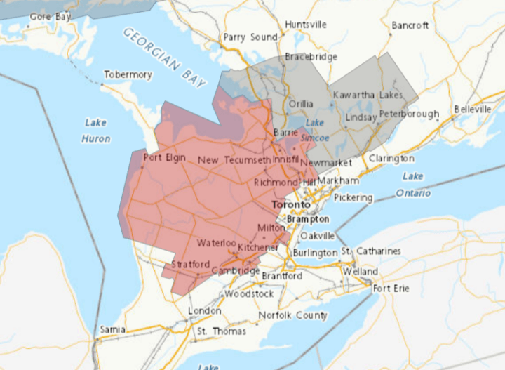 Freezing rain warning in effect for parts of southern Ontario ...