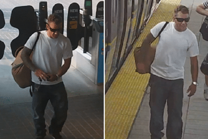 Police seek man accused of assault, pointing gun at Vancouver SkyTrain station