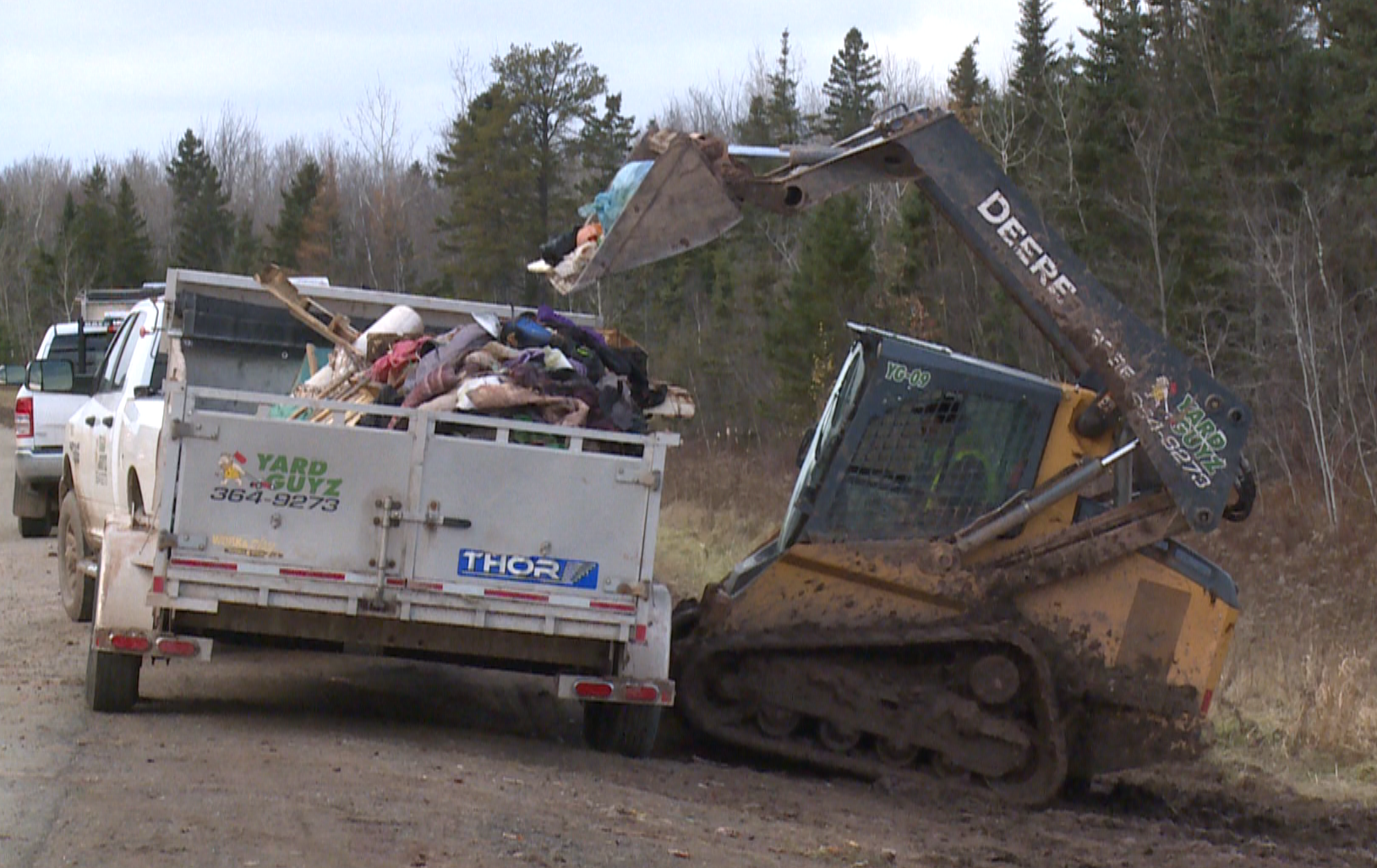 Large Moncton homeless encampment being removed from wooded area