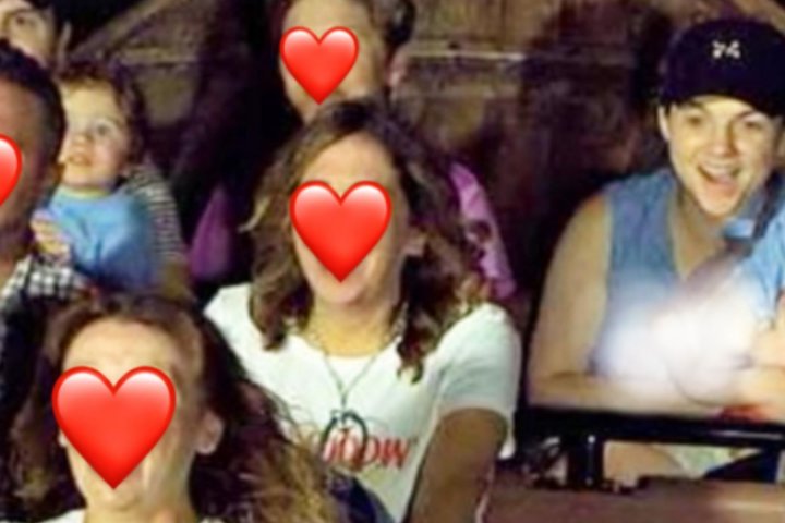 Mom spurs debate after photo captures her breastfeeding on Disney ride