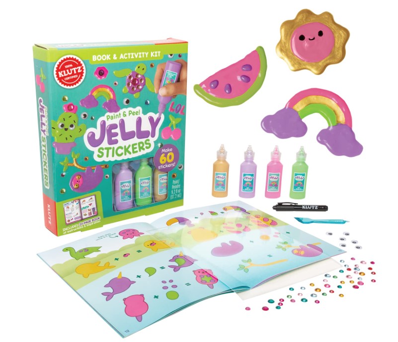 Paint & Peel Jelly Stickers.