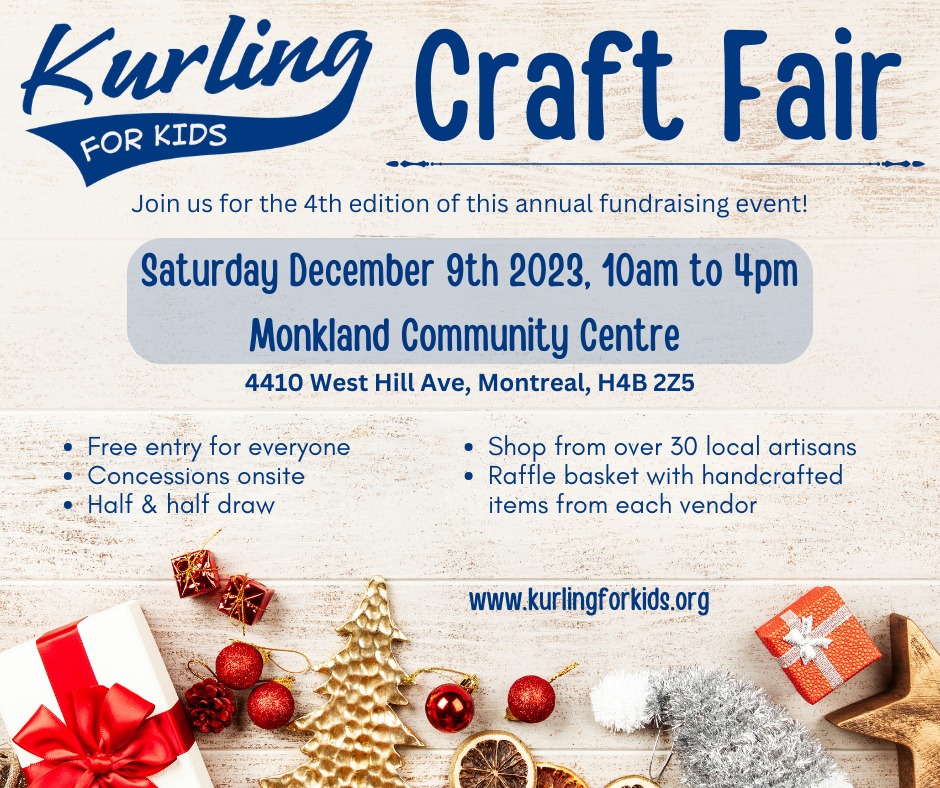 Kurling for Kids Craft Fair - GlobalNews Events