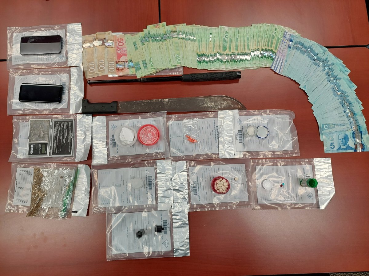 Central Hastings OPP seized drugs and cash from a home on Nov. 2, 2023.