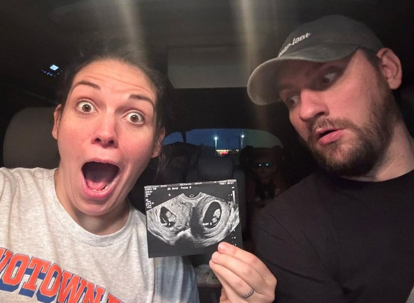 Kelsey Hatcher and her husband Caleb, of Dora, Alabama, learned there were expecting in the spring, but it wasn't until a routine screening ultrasound that they found out about their super rare pregnancy circumstances.