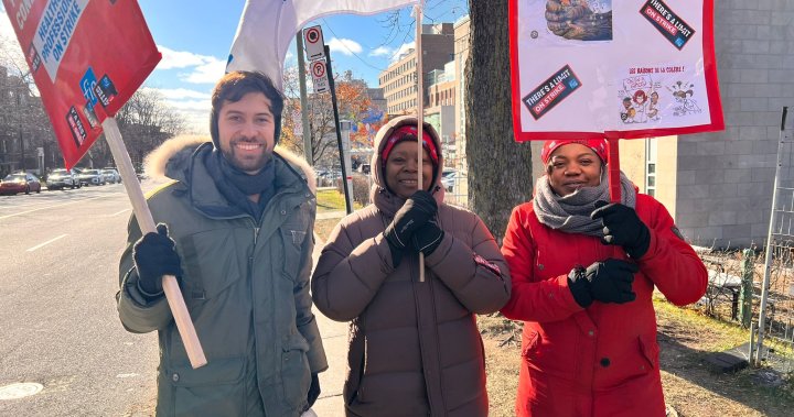 “我们好像一文不值”：魁北克护士在罢工第二天要求更好的待遇