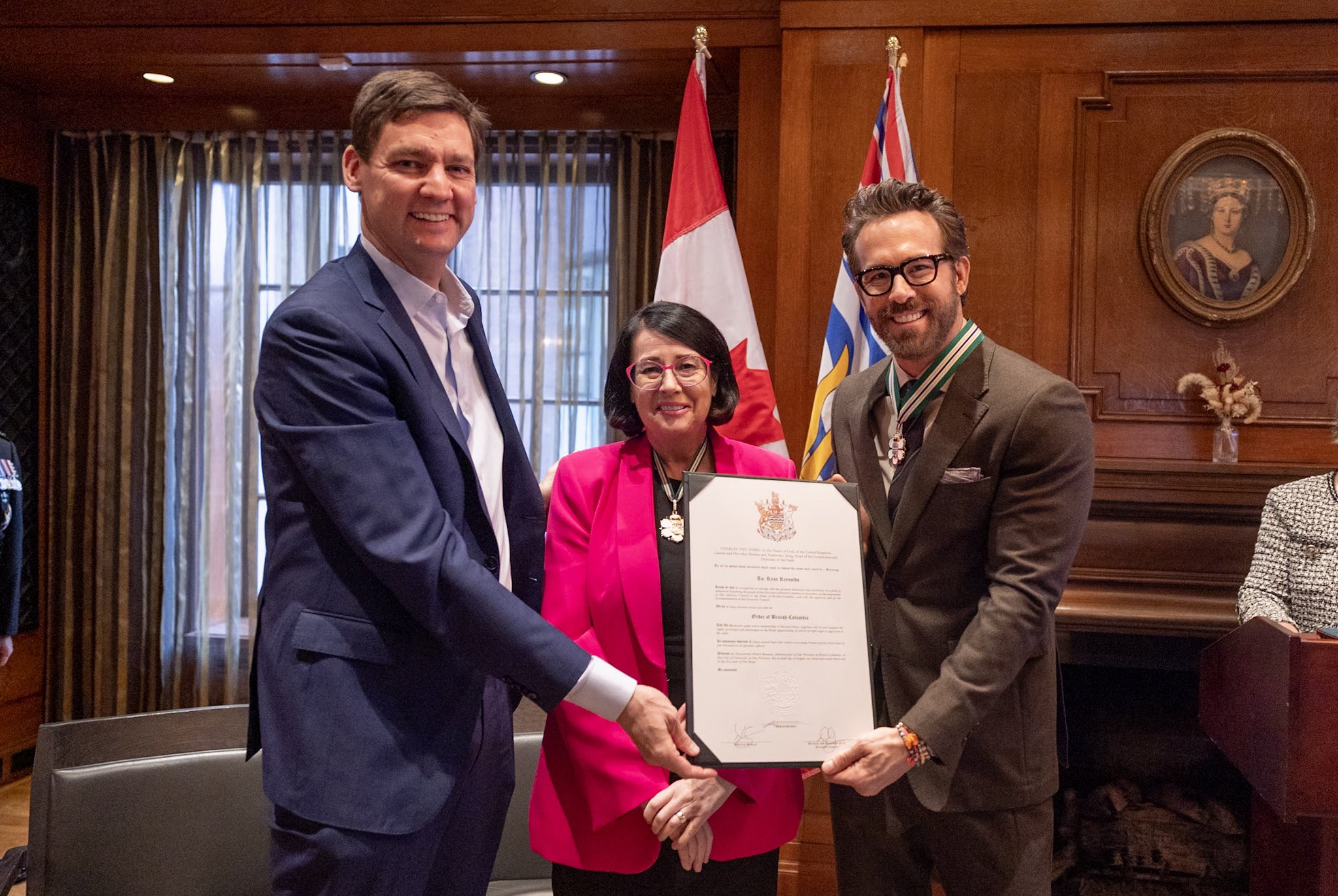 ‘Deadpool’ star Ryan Reynolds inducted into Order of British Columbia