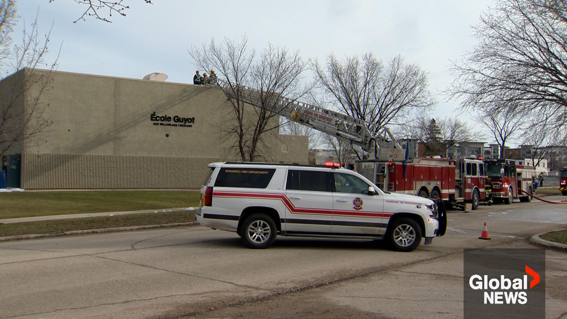 Students evacuated due to fire at Winnipeg school