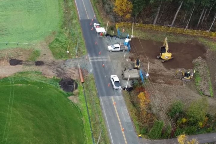 ‘I want some reassurance’: 6th sinkhole hits Langley property near TMX pipeline construction