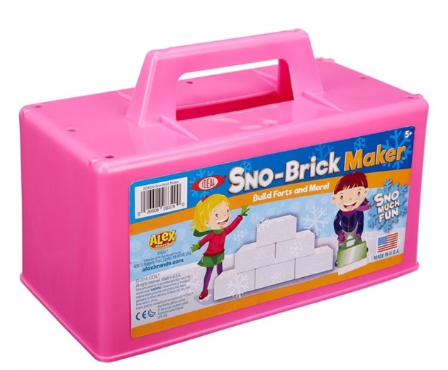 Snow brick maker.