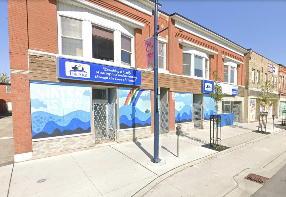 Ark Aid Street Mission is located at 594 Dundas St. in London, Ont. The mission has opened 30 beds for unhoused Londoners who need to get out of the cold on winter nights.