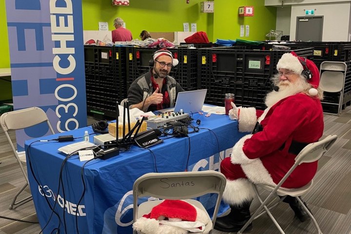 Annual Santas Day radiothon on 630 CHED another huge success