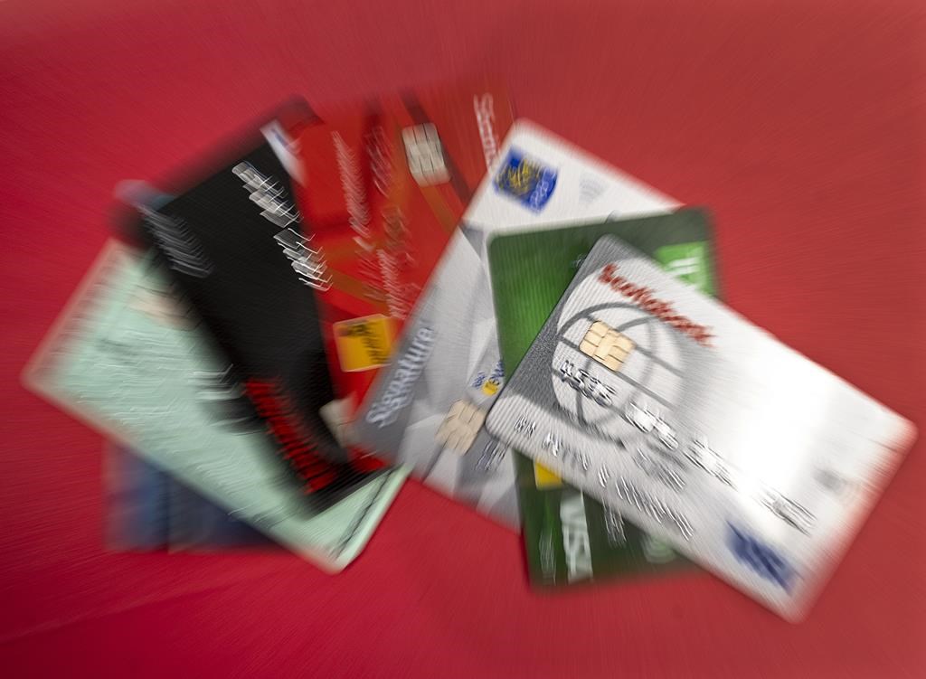 Peel police say they brought this case of credit card fraud to the attention of the Serious Fraud Office in November of 2020. Credit cards are shown in this Thursday, Oct. 6, 2022 file photo.