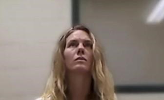 This image from video provided by the Utah State Courts shows Ruby Franke during a virtual court appearance, Friday, Sept. 8, 2023 in St. George, Utah during which she was charged with child abuse.