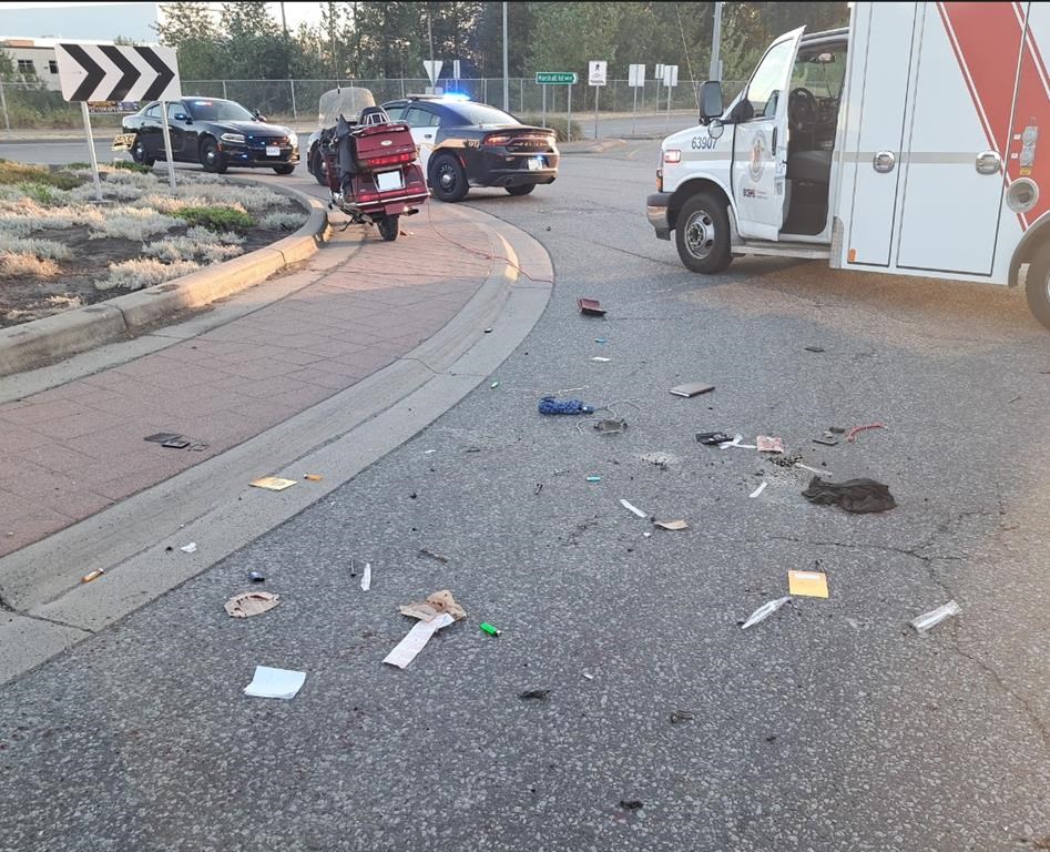 Полицията в Абътсфорд Британска Колумбия казва че човек който е