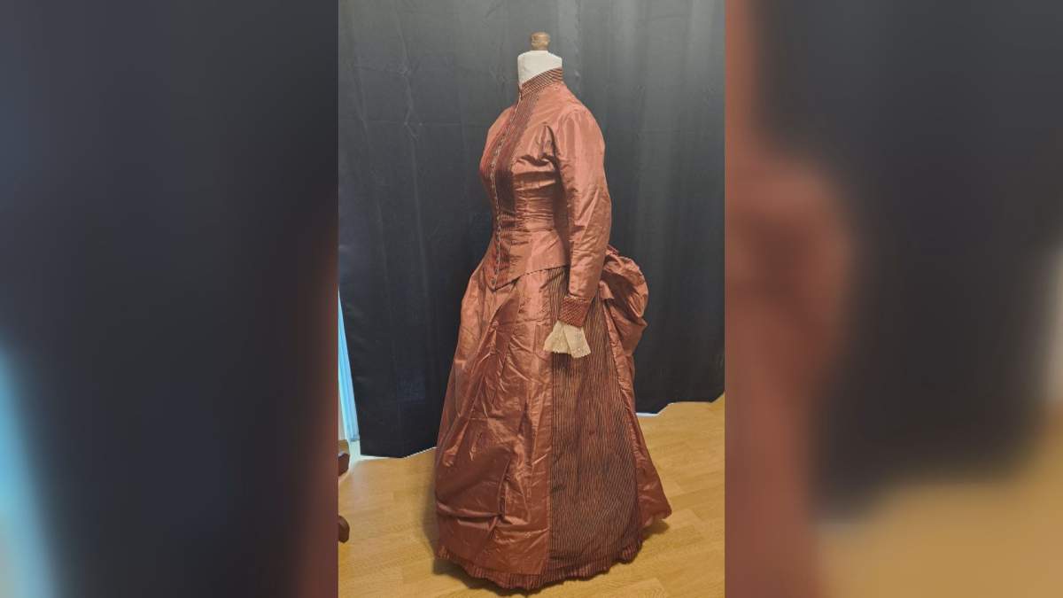 The antique dress purchased by Sara Rivers Cofield.
