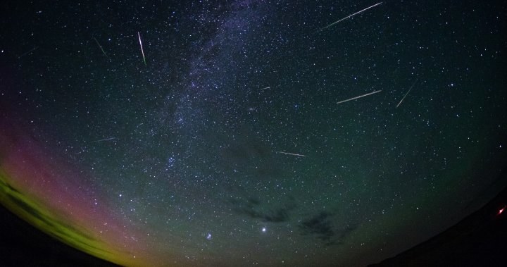 Метеоритният поток Джеминиди се показва в нощното небе на Саскачеван