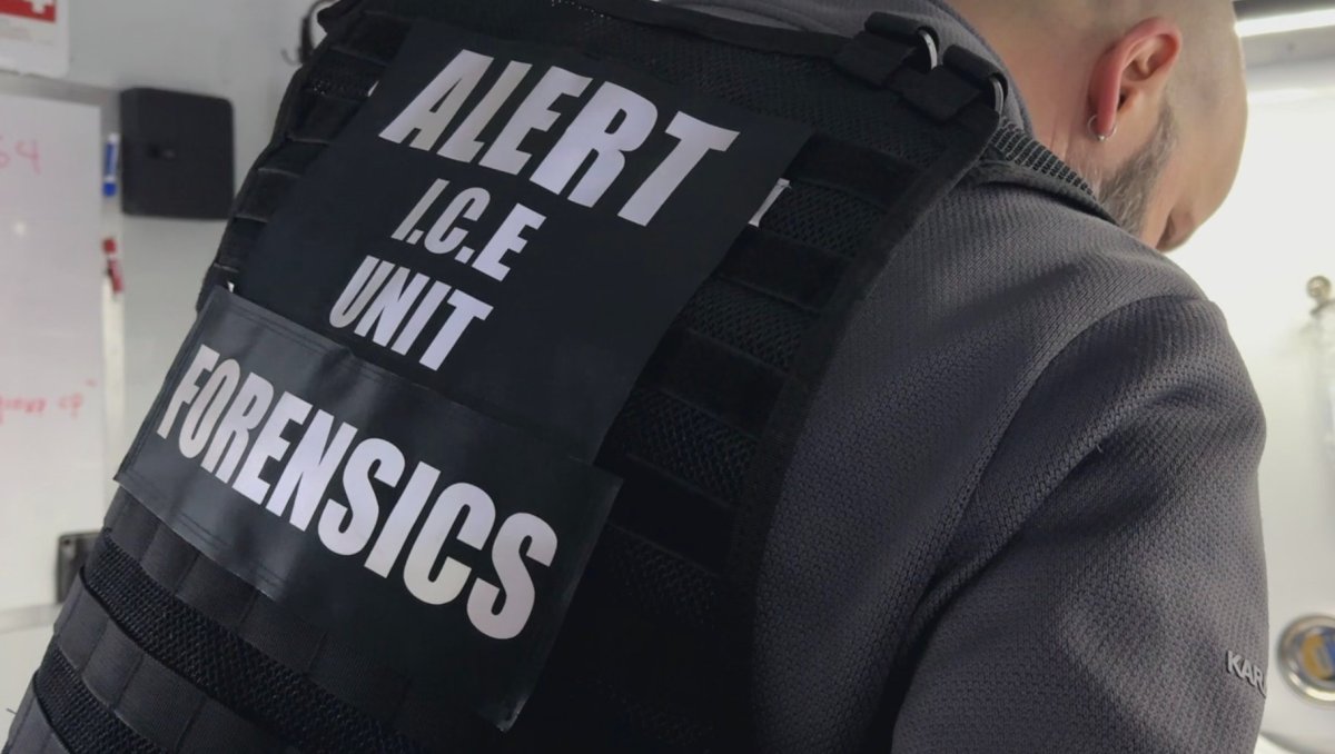 Undated image of an Alberta Law Enforcement Response Team ICE unit member.