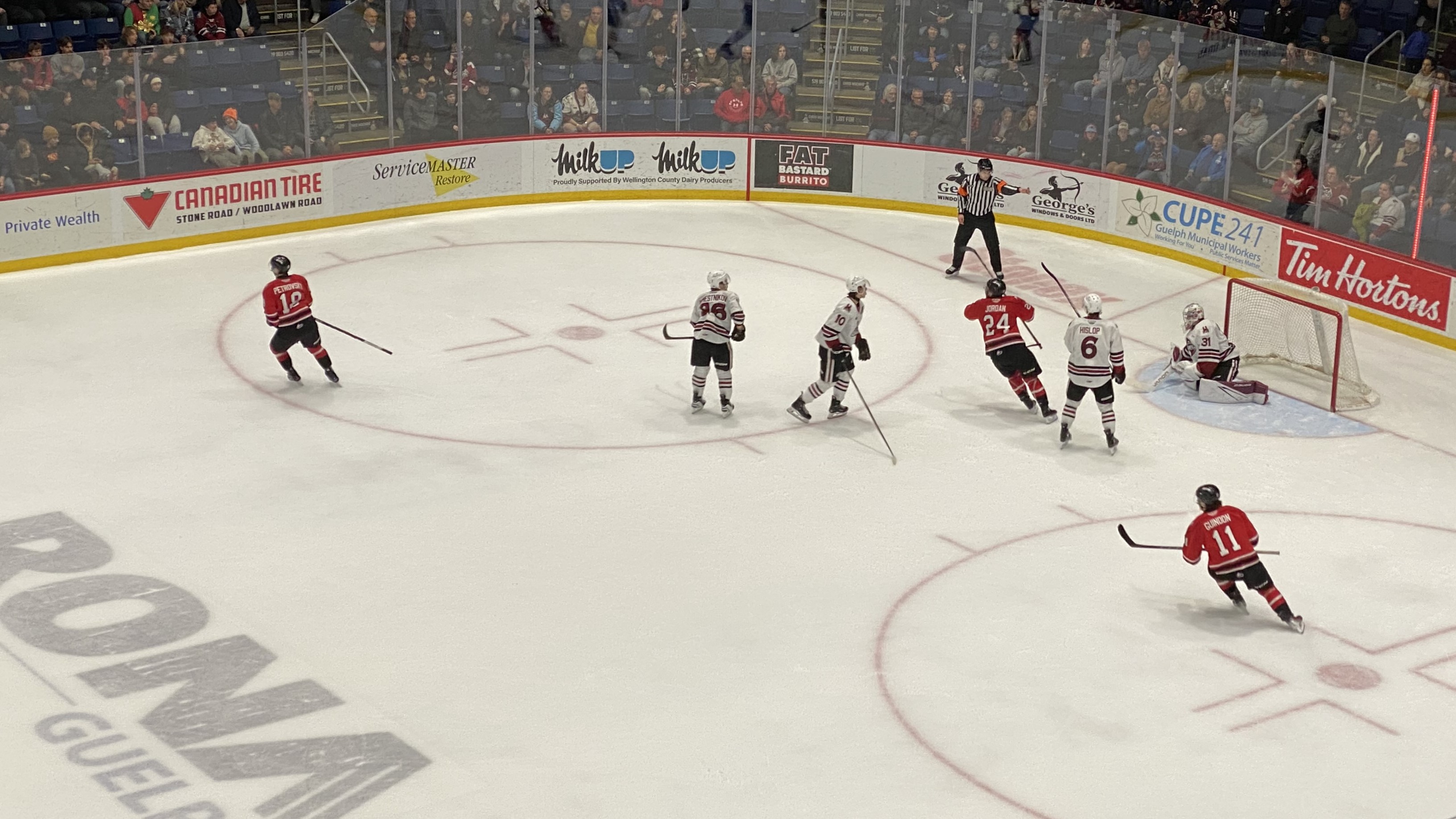 Това беше силно усилие от Guelph Storm но не беше