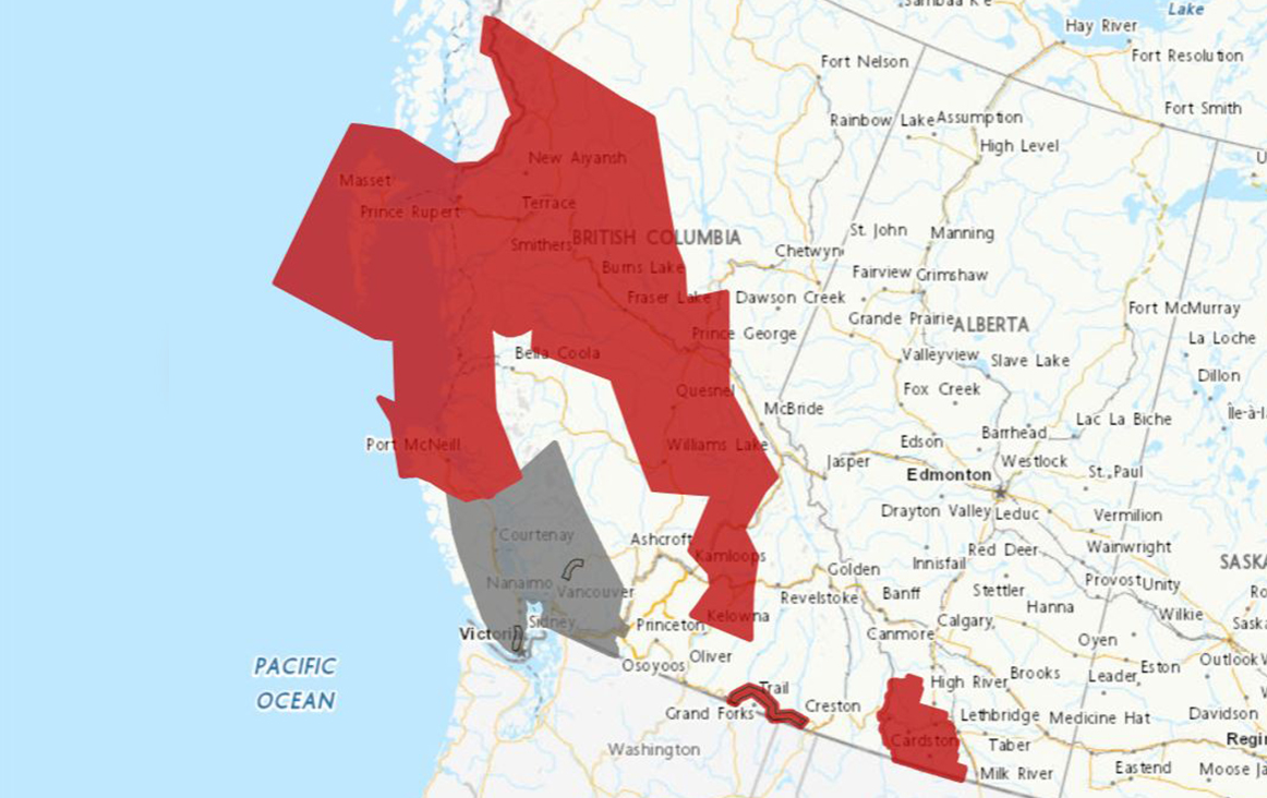 B.C. weather Snowfall, wind warnings issued for several regions Globalnews.ca