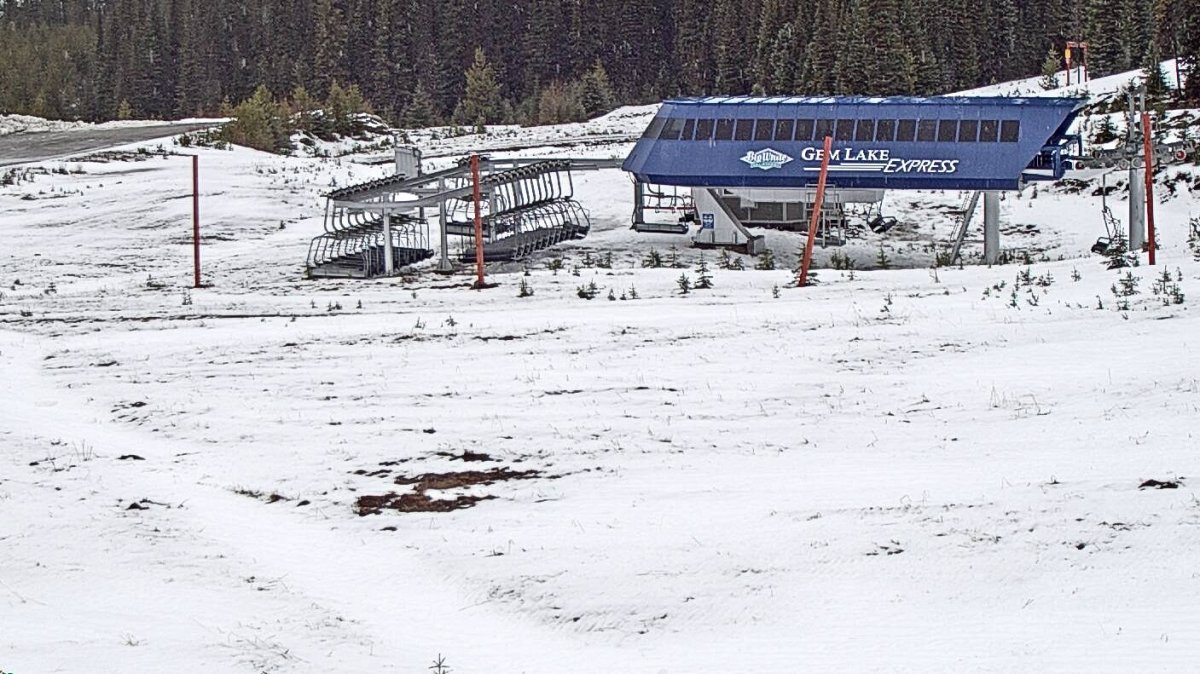 A screenshot of the Gem Lake Express chairlift at Big White Ski Resort on Wednesday, Dec. 6, 2023.