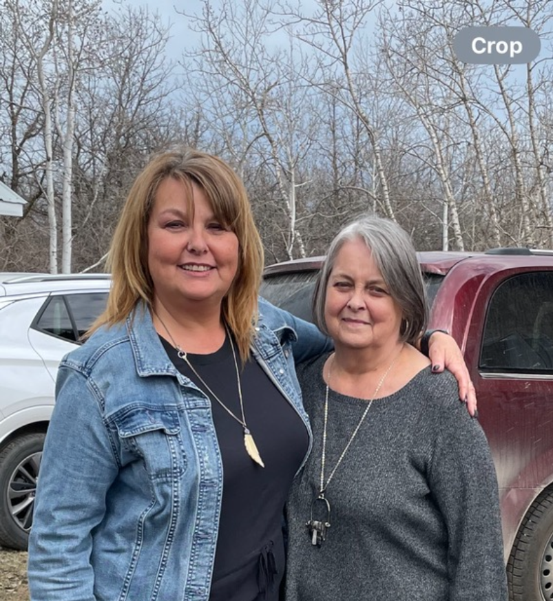Teresa Rausch and her mother, Catherine Day. Day was the 17th victim of the Carberry bus crash.
